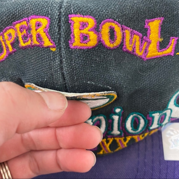 Vintage 1997 Green Bay Packers SuperBowl Hat - Picture 4 of 5